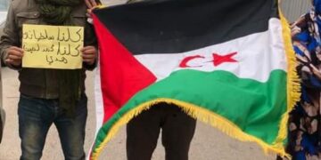 بالصور : مجموعة المناضل “عالي السعدوني” يلبون نداء حملة “علمي على منزلي” الوطنية التضامنية مع الجسورة “سلطانة خيا”.