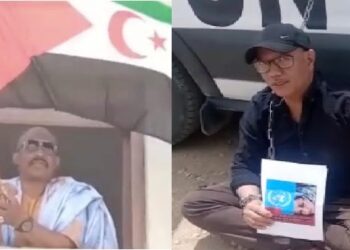 مناضلي ومناضلات مدينتي الداخلة والسمارة المحتلتين يدشنون حملة ”علمي على منزلي” التضامنية مع الجسورة ”سلطانة خيا” والإبداع والتَّميُّز يميزان الحدث (+ الفيديو)