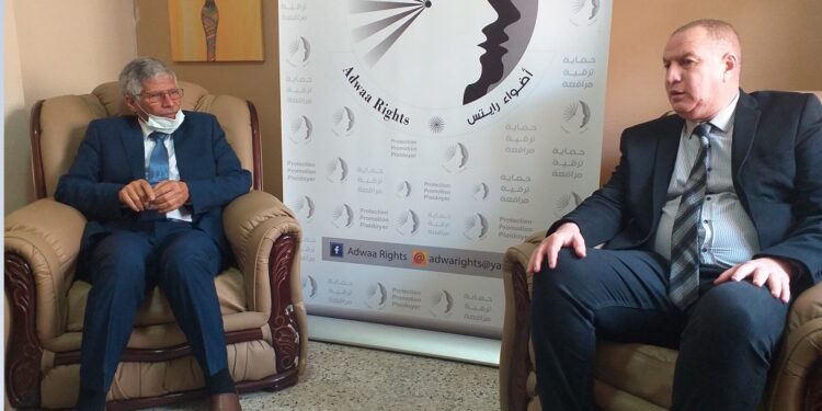 “عبد القادر الطالب عمر”  يستقبل من قبل رئيس جمعية أضواء رايتس للديمقراطية وحقوق الإنسان ( + التفاصيل ).