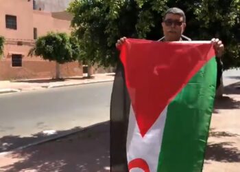 بالفيديو : المناضل “أحماد حماد” يلبي نداء حملة “علمي على منزلي” الوطنية التضامنية مع الجسورة “سلطانة خيا”.