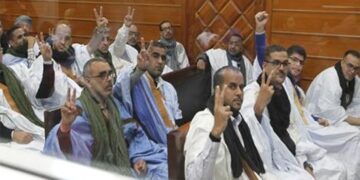 بمناسبة تماثله للشفاء رئيس الجمهورية “إبراهيم غالي” يتلقى رسالة تهنئة من مجموعة أسود ملحمة “أكديم إيزيك” .