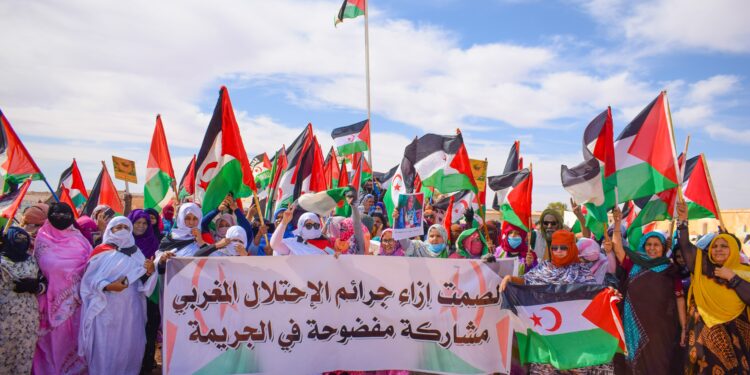 بالفيديو : شاهد مسيرة نسائية ضخمة بولاية بوجدور تضامناً مع الجسورة “سلطانة خيا” وضحايا القمع المغربي (+ بيان تضامني).