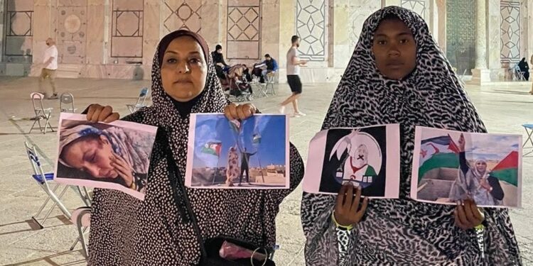 بالفيديو : من قلب ساحة القدس الشريف تضامن لا مشروط مع عائلة الجسورة “سلطانة خيا”.