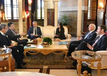 المبعوث الشخصي للأمين العام للأمم المتحدة للصحراء الغربية يلتقي في العاصمة المغربية الرباط بوزير الخارجية المغربي ناصر بوريطة.
