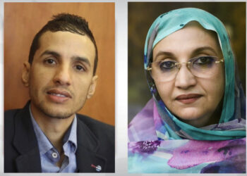 الصحفي الساهل ولد آهل أميليد يهنئ رئيسة isacom المناضلة أمنتو حيدار بمناسبة نجاح العملية الجراحية.
