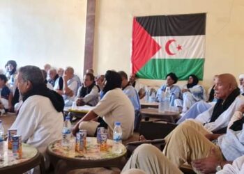 بالصور : الجالية الصحراوية في دولة الجزائر الشقيقة تصنع الحدث في الذكرى 47 للوحدة الوطنية.