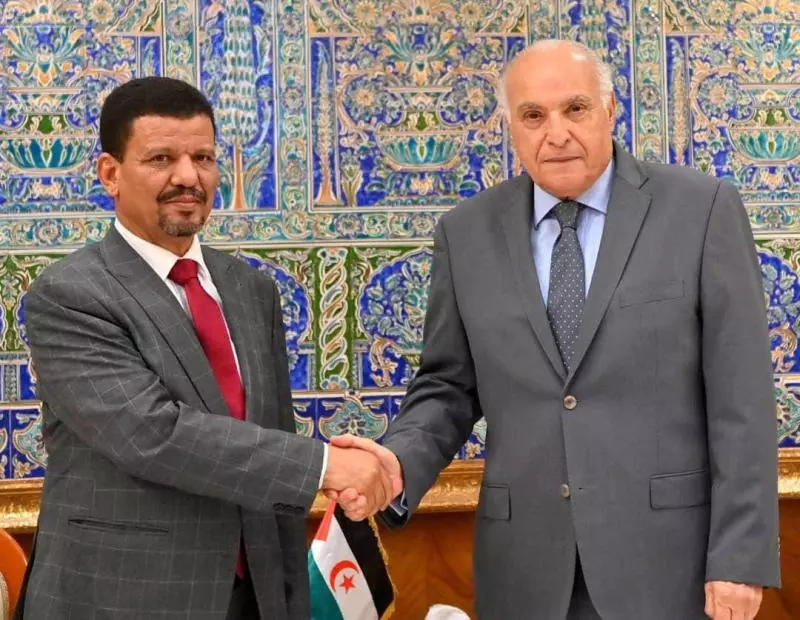 بالصور : وزير الخارجية والشؤون الأفريقية السيد محمد يسلم بيسط يستقبل من طرف نظيره الجزائري وزير الدولة، وزير الشؤون الخارجية والجالية الوطنية بالخارج والشؤون الإفريقية، السيّد أحمد عطاف (+ التفاصيل).