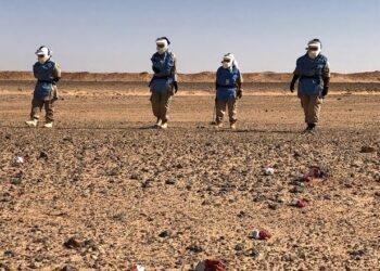 المكتب الصحراوي لتنسيق الاعمال المتعلقة بالألغام بيان بشأن التلوث بالألغام في الصحراء الغربية.