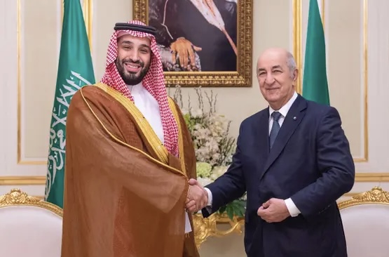 عاجل : الرئيس الجزائري يتلقى رسالة تعزية مواساة من صاحب السمو الملكي “الأمير محمد بن سلمان بن عبد العزيز آل سعود” ولي العهد السعودي رئيس مجلس الوزراء.